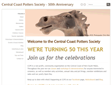 Tablet Screenshot of ccpotters.org
